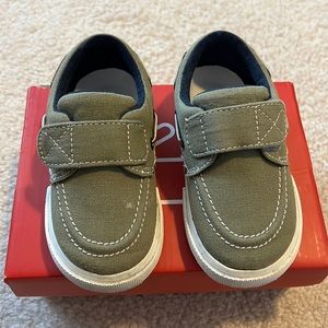 NIB toddler boys 7, khaki & navy See Kai Run Elias sneaker
